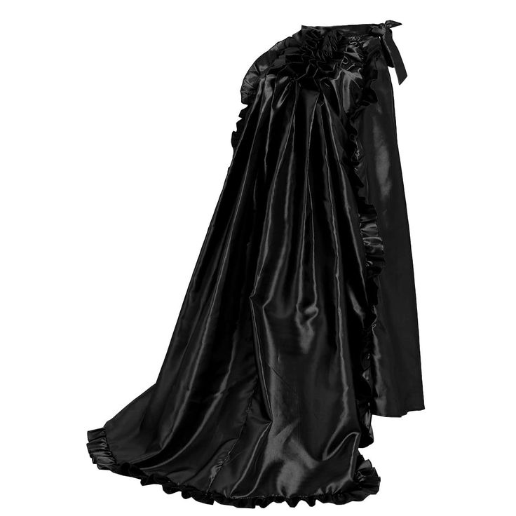 PRICES MAY VARY. 95% satin, 5% spandex Zipper closure Women Renaissance Victorian Recoco Gothic Ruffle Skirt Reenactment bustle skirt gown hoop skirt Gothic steampunk high waist skirt, victorian ruffle skirt, renaissance petticoat, medieval gown crinoline skirt for women Perfect for matching with steampunk corsets and accessories; Suitable for steampunk-themed party, gothic costume, victorian renaissance festival or pirate outfit Victorian Witch Outfit, Victorian Costume Women, Steam Punk Fashion, Steampunk Corsets, Elizabethan Theatre, First Halloween Costumes, Victorian Skirt, Crinoline Skirt, Gothic Costume