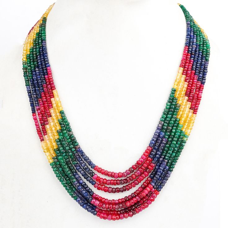 "16 \" inch Multi Sapphire Strands,Precious Faceted Rondelle Bead , Multi Rainbow Beads Necklace Multi Sapphire Beads Wholesale Beads, 3.5-5mm beads  Multi precious Faceted Rondelle Beads Stone : Emerald | ruby | blue sapphire | yellow sapphire Length : 16 \"inches Size : 3.5-5mm beads  Faceted/Plain : Faceted FOR MORE BEAUTIFUL BEADS.... CLICK HERE : https://kdgemsandjewellery.etsy.com Thank You For Visit Our Shop 😇Have a Nice Day 😇" Sapphire Beads, Gemstone Beads Wholesale, Multi Sapphire, Beads Wholesale, Rainbow Beads, Yellow Sapphire, Wholesale Beads, Beads Necklace, Blue Sapphire