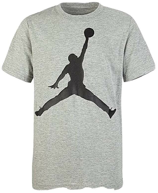 NWT Nike Air Jordan Boy's XL 18-20 Dark Heather Grey S/S T-Shirt 952423-042 B9. Condition is "New with tags". Nike Athletic Heather Crew Neck T-shirt, Nike Graphic Print T-shirt In Athletic Heather, Nike T-shirt In Athletic Heather With Logo Print, Nike Athletic Heather T-shirt With Logo, Nike Cotton T-shirt In Athletic Heather, Nike Gray T-shirt With Logo Print, Nike T-shirt With Screen Print And Short Sleeve, Nike Short Sleeve T-shirt With Screen Print, Nike Gray Short Sleeve Shirt