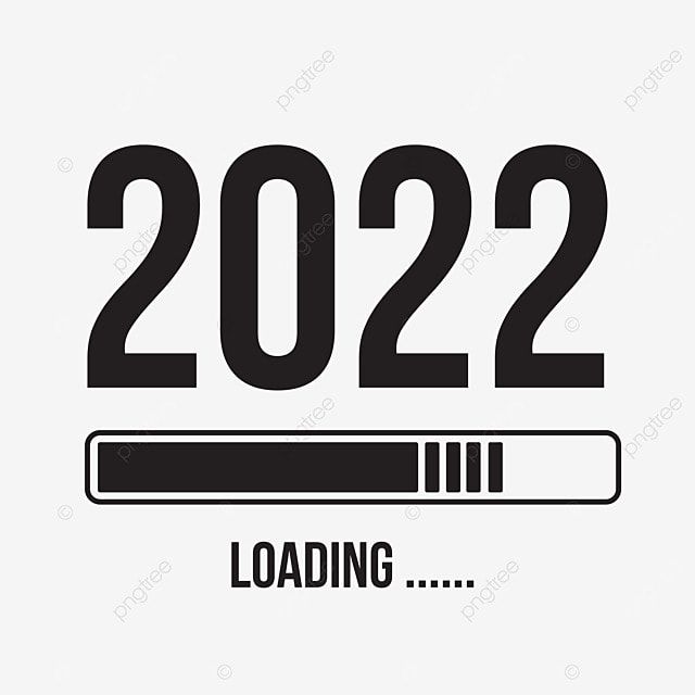 a loading button with the words 2012 and an arrow pointing to it in black on a white background