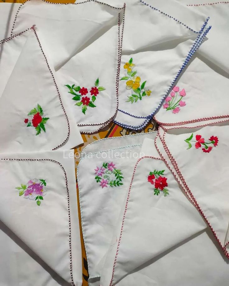 Handmade handkerchiefs Handmade embroidery 🪡 We can customise in colour and designs For order DM us or WhatsApp 7488675016 #leonacollection #handkerchief #handembroidered #handmadewithlove #handmade #lotapanihandkerchiefs #lotapani #weddingseason #leonacollection21 Handmade Handkerchiefs, Handmade Embroidery, Wedding Season, Hand Embroidered, Embroidery, Quick Saves, Color, Design