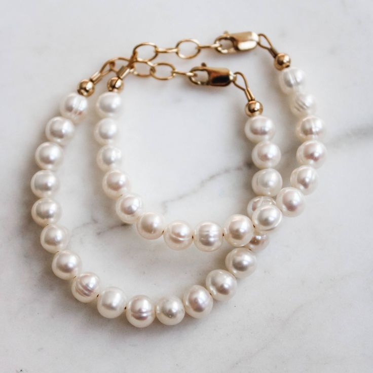 Spring Bracelets, Shiny Rings, Spring Bracelet, Pearl Bangle, Women's Bracelets, Baby Bracelet, Freshwater Pearl Bracelet, White Freshwater Pearl, Matching Bracelets