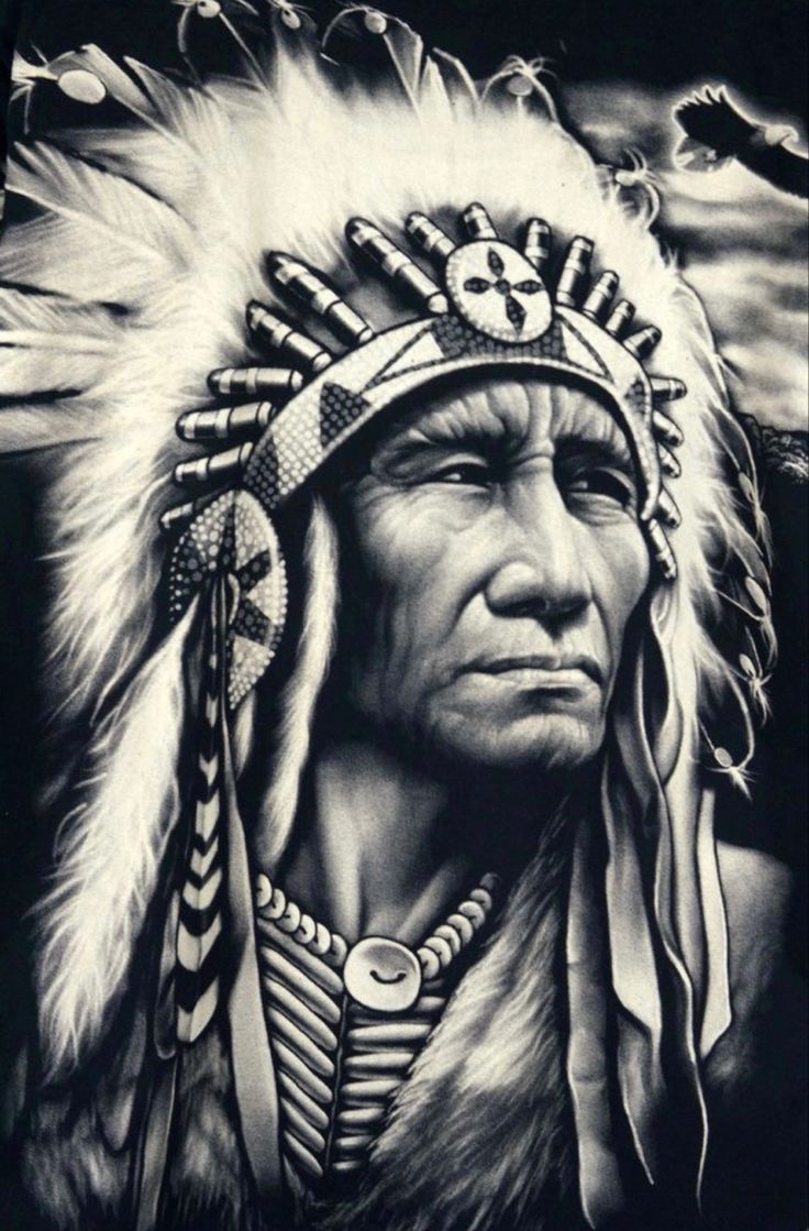 Native American Warrior Tattoos, Indian Chief Tattoo, Native American Tattoo Designs, Tattoo 2022, Whittling Ideas, Indian Tattoos, Native American Drawing, Dress Portrait, Native American T Shirts