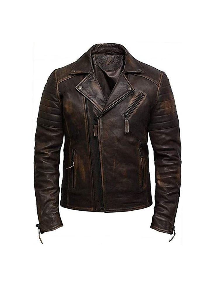 VERSATILE AND COMFORTABLE - Let you move freely and enjoy the best level of comfort in summer as well as winter with this Brown Leather Jacket Men. ► GENUINE LEATHER - This biker leather jacket is crafted in high grade genuine lamb leather - beautifully soft touch & supple. Features: High Quality High Standard Tailored Fit Style Jacket. The jacket is been designed and created with high attention to the details. This stylish Jackets is made of 100% Genuine High Quality Leather. We use Original YKK Zippers which are the highest quality zippers used in the world. High Quality Deep Soft Satin Lining for Comfort. Professionally Cut & Stitched with Strong and Durable Stitching External Pockets. Sizing: You must carefully review our size chart before or after completing your purchase. Every brand Urban Long Sleeve Biker Jacket For Outdoor, Fall Motorcycling Long Sleeve Outerwear, Fitted Casual Biker Jacket For Outdoor, Casual Long Sleeve Biker Jacket For Outdoor, Fitted Long Sleeve Biker Jacket For Outdoor, Long Sleeve Biker Leather Jacket For Outdoor, Cafe Racer Leather Jacket For Fall Outdoor Activities, Cafe Racer Leather Jacket For Fall Outdoor, Outdoor Biker Leather Jacket For Fall