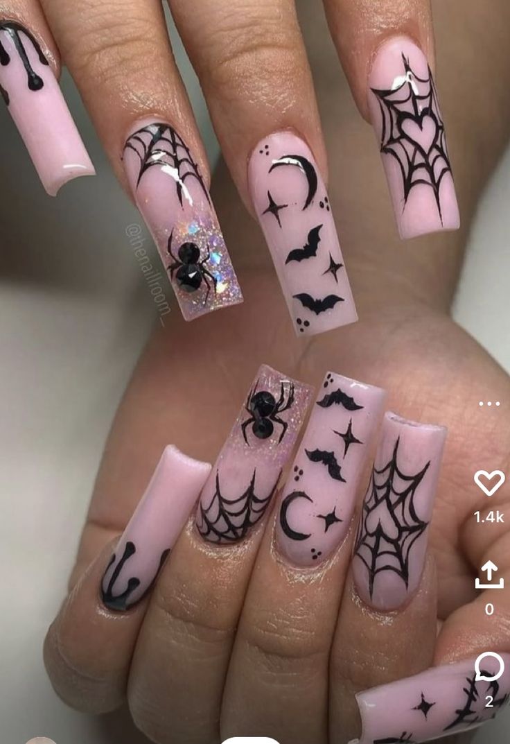 Nail Picking, Secret Nails, Butterfly Nail Designs, Witch Nails, Beauty Nails Design, Acrylic Nails Coffin Short, Glam Nails, Dipped Nails, Girls Nails