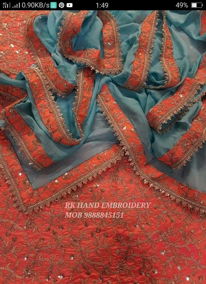 Sari Colour Combination, Gharara Colour Combination, Dobata Style, Dupatta Designs Ideas Color Combinations, Red Colour Combinations Dress, Dress Colour Combination Ideas, Duppattas Designs Ideas, Red Color Combinations, Combination Dresses