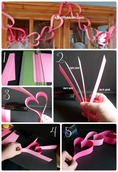 how to make paper hearts for valentine's day