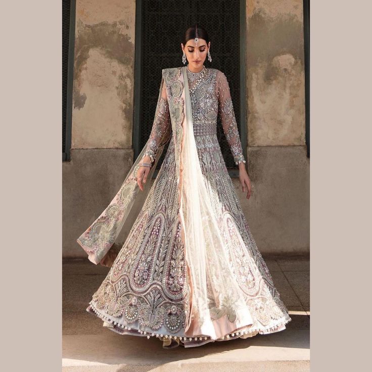 Outfit Style both gown and lehenga will be made. Regarding the size every measurements In the Size Chart are considered as body measurements not dress measurements. About Product: Wedding Wear Women Bridal Maxi Dress  Customized Stitched Maxi Dress  Pakistani Bridal Lehenga Lehenga choli for women Indian lehnga As we do customized stitching also so you can tell us your customized measurements we can make the outfit accordingly with no no extra charges. Semi-stitched Maxi Lehenga With Intricate Embroidery, Embroidered Semi-stitched Maxi Length Lehenga, Semi-stitched Maxi Length Lehenga With Intricate Embroidery, Fitted Lehenga With Intricate Embroidery In Maxi Length, Lehenga With Dupatta For Eid, Long Lehenga With Dupatta For Eid, Unstitched Maxi-length Bollywood Choli, Unstitched Bollywood Maxi Length Choli, Unstitched Maxi Length Choli With Resham Embroidery