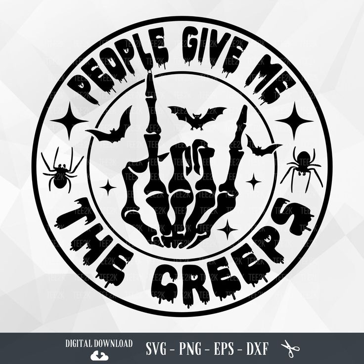 the logo for people give me the creeps