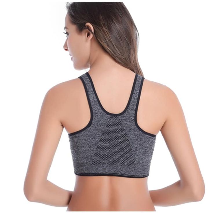 Item Type: Sports Bra Material: Nylon Elastic Quick Dry Package Includes: 1 x Bra Size Info: Size Bust (cm / inch) S 56 / 22.05 M 60 / 23.62 L 64 / 25.20 XL 68 / 26.77 ​ Gray Sports Bra For Light Exercise, Functional Gray Sports Bra For Light Exercise, Gray Sporty Sports Bra For Light Exercise, Gray Sweat-resistant Activewear For Light Exercise, Gray Breathable Sports Bra For Light Exercise, Gray Sweat Resistant Sports Bra For Workout, Gray Sweat-resistant Sports Bra For Workout, Stretch Activewear With Anti-odor For Light Sports, Breathable Gray Sports Bra For Light Sports