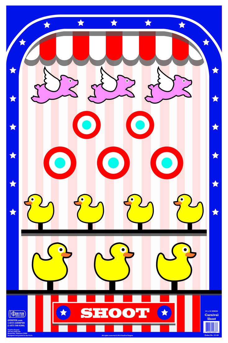 an image of a game machine with rubber ducks