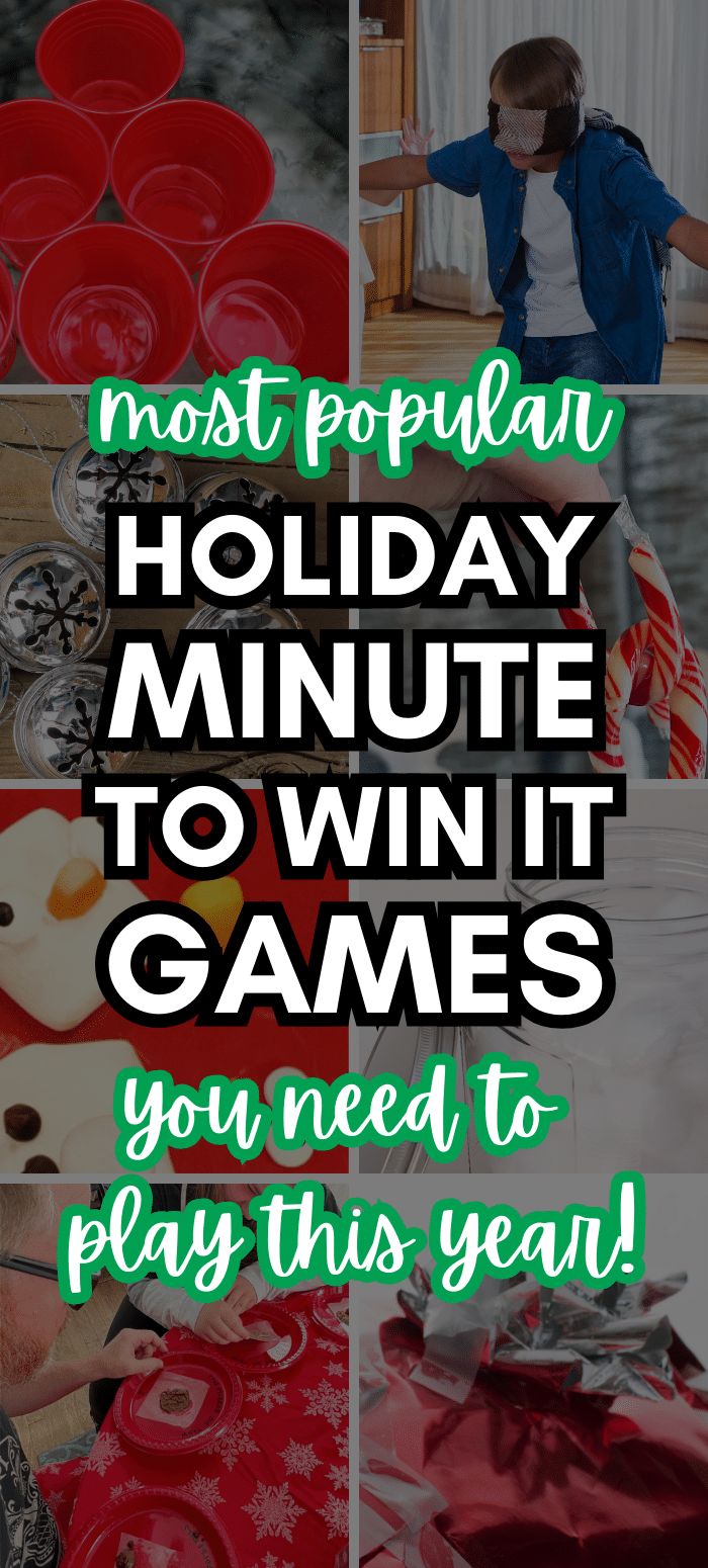 the most popular holiday minute to win it games you need to play this year