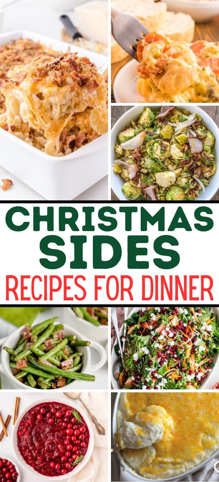 Christmas Side Dishes – Christmas is one of the best times of the year for serving miraculous dinner for your friends and family. These well loved holiday side dishes are the perfect addition to your Christmas dinner menu. Christmas Lunch Sides Ideas, Side Meals For Dinner, Christmas Eve Vegetable Side Dishes, Xmas Sides Dishes, Fancy Christmas Dinner Sides, What To Eat For Christmas Dinner, Christmas Food Side Dishes, Holiday Dishes Christmas Dinner Parties, Lasagna Christmas Dinner Sides