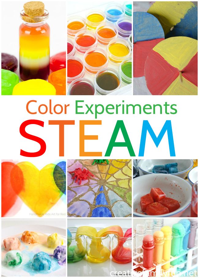 there are many different pictures with the words color experiments steam