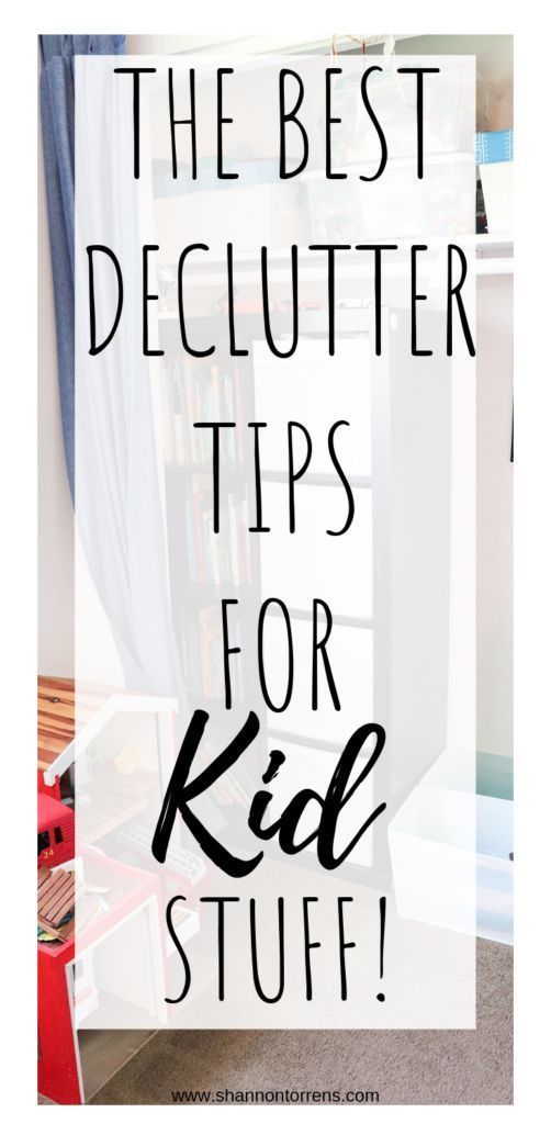 the best declutter tips for kid stuff