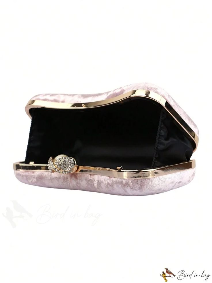 BirdinBag - Stylish Evening Bag with Mini Faux Pearl Chain Decoration Word Wrap, Box Bag, Pearl Chain, Pink Bag, Evening Bags, Blue Brown, Faux Pearl, 20 Cm, Bag Lady