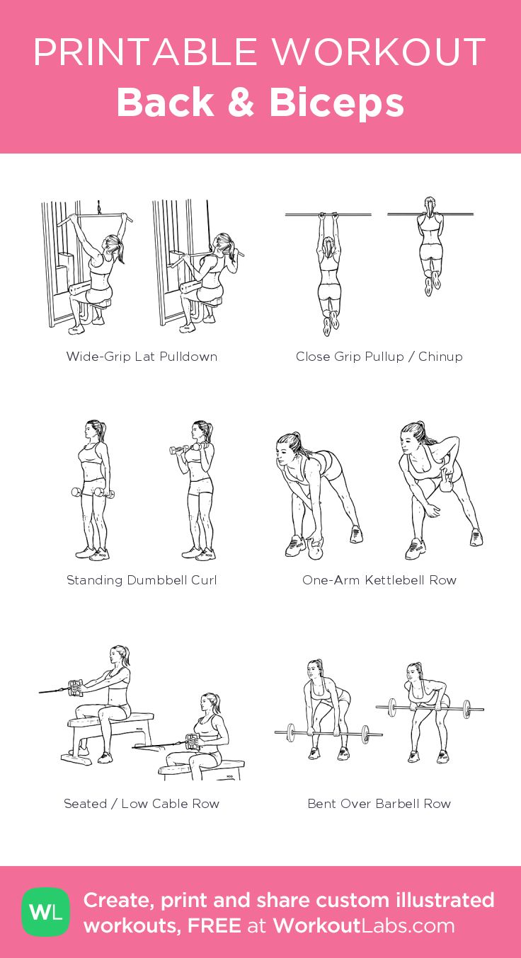 the printable workout poster shows how to do an exercise with dumbbells and bench presses