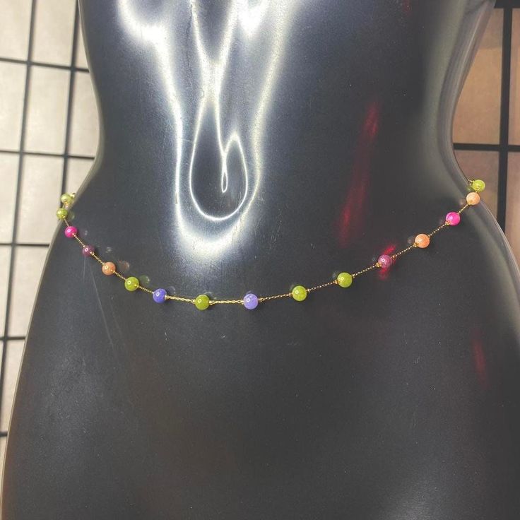 handmade Rainbow Mixed  Quartz Gemstone Crystals Gold Waist Chain Simple Summer Beach Belly Chain Bikini Body Jewellery Waist Beads Waist Beads Waist Chain belly chain  Body Jewellery  Can be made up to 50inches  #bellybeads #bodyjewellery #waistbeads  #affirmations #chakra  Waistbead waistbeads waist bead ❤️ Bohemian Adjustable Body Chain For Beach, Adjustable Bohemian Body Chain For Beach, Bohemian Beaded Chain Body Jewelry For Festivals, Bohemian Body Jewelry With Adjustable Chain For Beach, Bohemian Beach Body Jewelry With Adjustable Chain, Handmade Bohemian Body Jewelry For Beach, Bohemian Handmade Body Jewelry For Beach, Summer Bohemian Beaded Body Jewelry, Beaded Body Chain For Summer Festivals