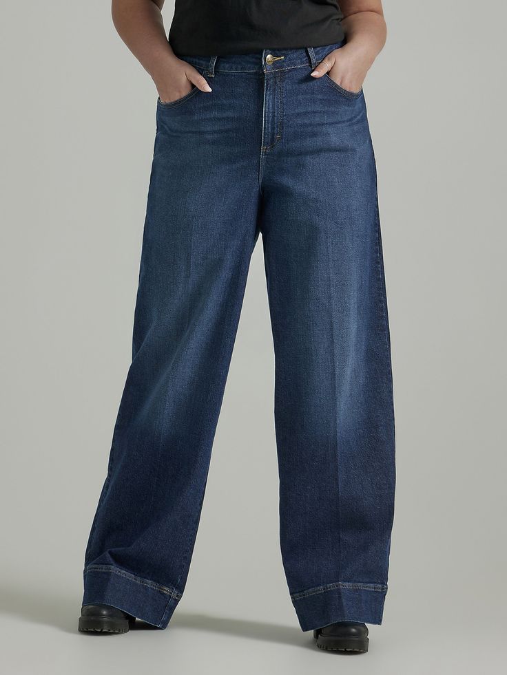 Women's Legendary Trouser Jean (Plus) Trouser Jeans, High Heel Boots, Jeans Style, Capsule Wardrobe, Casual Pants, Heeled Boots, Women's Jeans, High Rise, Women Jeans