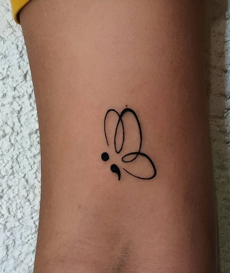 Leg Minimalist Tattoos