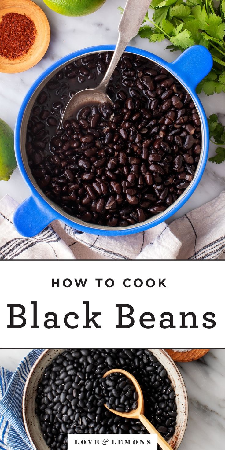 how to cook black beans in a pot