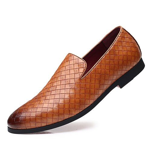 Category:Loafers  Slip-Ons; Upper Materials:PU; Season:Spring,Summer; Gender:Men's; Activity:Walking; Toe Shape:Round Toe; Style:British Gentleman,Business,Vintage; Outsole Materials:PU; Occasion:Wedding,Party  Evening; Closure Type:Loafer; Function:Breathable; Listing Date:03/13/2024; 2024 Trends:Formal Shoes,Dress Shoes,Plus Size Modern Brown Semi-formal Loafers, Luxury Brown Tassel Loafers For Semi-formal, Luxury Men's Loafers For Semi-formal Occasions, Masculine Brown Loafers For Semi-formal Occasions, Brown Crocodile Pattern Loafers For Semi-formal Occasions, Mens Slip Ons, British Gentleman, Loafers Online, Formal Shoes