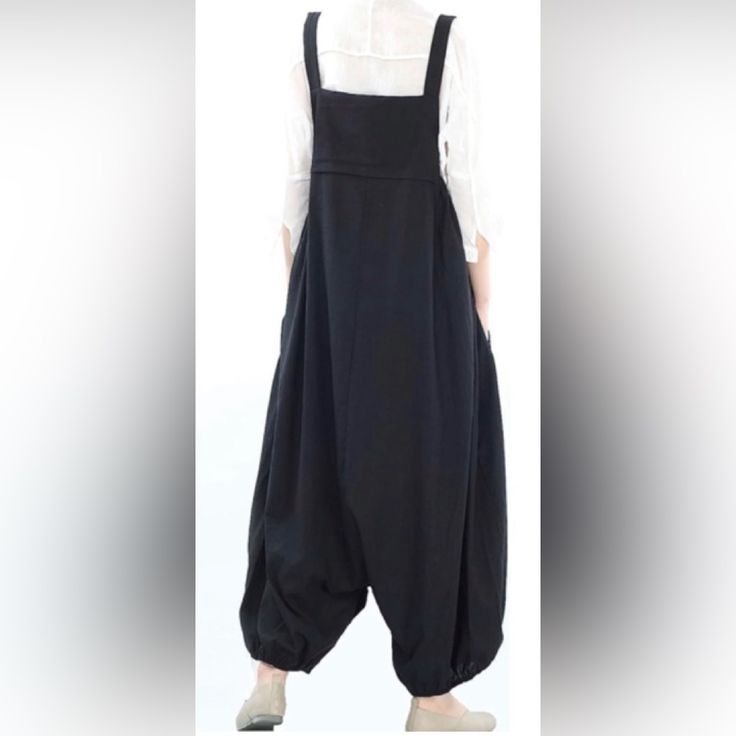 Minibee Womens Casual Loose Jumpsuit Long Baggy Bib Pants Wide Leg Rompers Cotton. Nwt. Size Xl. Don’t Forget You Can Get $10 In Posh Credit Upon Signing Up With My Code Islandofbeauty Length 40.6” Bust 44.9” Cuff 22” #18 Jumpsuit Long, Wide Leg Romper, Loose Jumpsuit, Jumpsuit Outfit, Long Jumpsuits, Pants Wide Leg, Womens Casual, New Wardrobe, Pant Jumpsuit