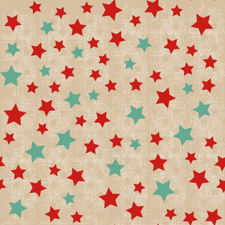 red and green stars are on a beige background