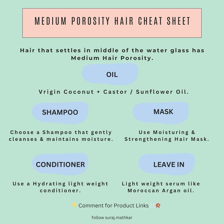 Sharing the Cheat Sheet - Weekly Routine for Medium Porosity Hair ✨ ✅ Following this basic Hair Care routine can fix majority of the problems; incase any more queries feel free to Comment down. 🤝 Make sure you follow to receive the Links 🔗 in your DM 💌 #mediumhairporosity #hairporosity #hairporositytips #haircaretips #haircare #haircareroutine #surajmathkar Medium Porosity Hair Care, Hair Porosity Chart, Medium Porosity Hair, Natural Hair Maintenance, The Cheat Sheet, Weekly Routine, Hair Regimen, Hair Porosity, Moroccan Argan Oil