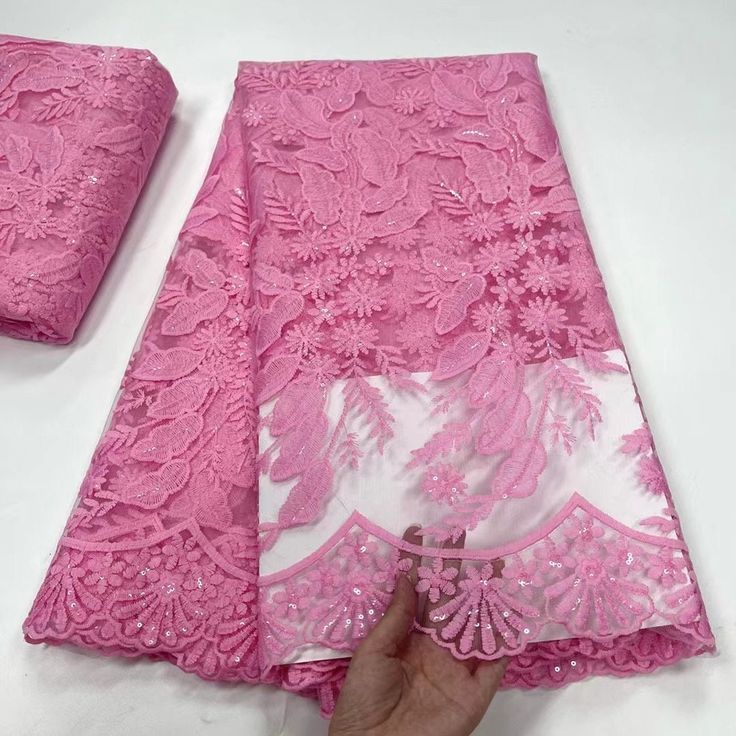 MORE FABRIC https://www.etsy.com/shop/Kerylace ❀ Product Type: Lace ❀ Technics: Embroidered ❀ Material: Polyester / Cotton ❀ Feature: Water Soluble, Eco-Friendly ❀ Width:51-52 inches ❀ Length: 5 Yards (1 Yards=0.914 Meter) ❀ Occasion: Wedding/Party/Birthday etc ❀ USES: Clothing, Dresses,Formalwear, Coats, Skirts, Drapery N o t e ❀ If you choose expedited shipping, the phone number is vital for shipping. To leave the phone number when placing order. Thanks. (1)Influencing factors of color: light, Embroidered Organza Lace For Party, Fitted Lace Embroidered Fabric For Celebration, Fitted Pink Lace For Wedding, Pink Lace Tulle Fabric For Wedding, Crochet Lace Tulle Fabric For Party, Pink Embroidered Fitted Lace, Fitted Embroidered Pink Lace, Elegant Embroidered Pink Lace, Elegant Pink Embroidered Lace