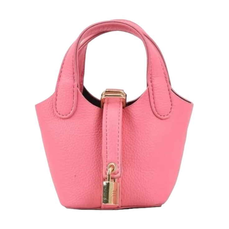 MINI BUCKET BAG - MINI DREAMERS Chic Pink Mobile Phone Bag, Modern Bucket Bags With Gold-tone Hardware, Chic Bucket Satchel With Gold-tone Hardware, Chic Satchel With Gold-tone Hardware Bucket Shape, Modern Pink Shoulder Bag With Metal Hardware, Chic Gold Bucket Bag With Removable Pouch, Gold Bucket Bag With Metal Hardware, Trendy Formal Bucket Bag With Detachable Strap, Chic Bucket Bags With Gold-tone Hardware