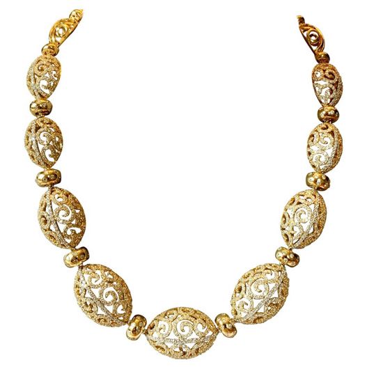 Check out this item from 1stdibs! Extravagant 18 Karat Yellow Gold Diamond Necklace: https://www.1stdibs.com/id-j_10655812 Luxury Yellow Fine Jewelry Necklaces, Luxury Gold Opulent Necklace, Luxury Art Deco Yellow Gold Necklace, Luxury Yellow Gold Heirloom Necklace, Luxury Yellow Gold Fine Jewelry Drop Necklace, Luxury Engraved Yellow Gold Diamond Necklace, Luxury High Luster Yellow Gold Necklaces, Message Center, Necklace Matching