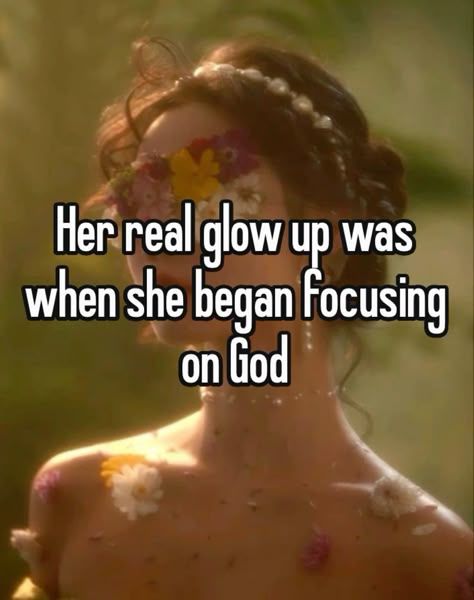 a woman with flowers painted on her face and the words, her real glow up was when