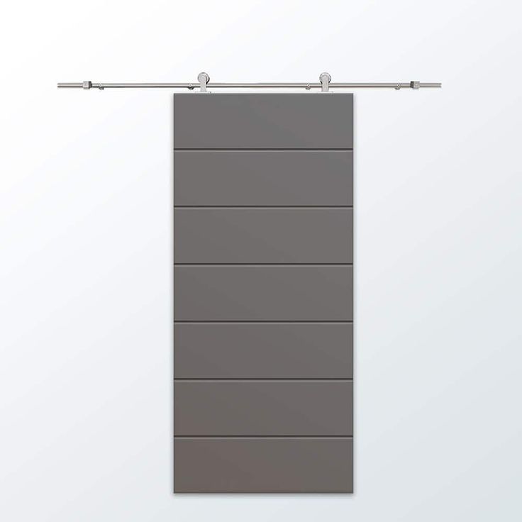 an image of a closed door with bars on the top and bottom part in grey