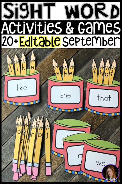 sight word activities and games to help students learn sight words