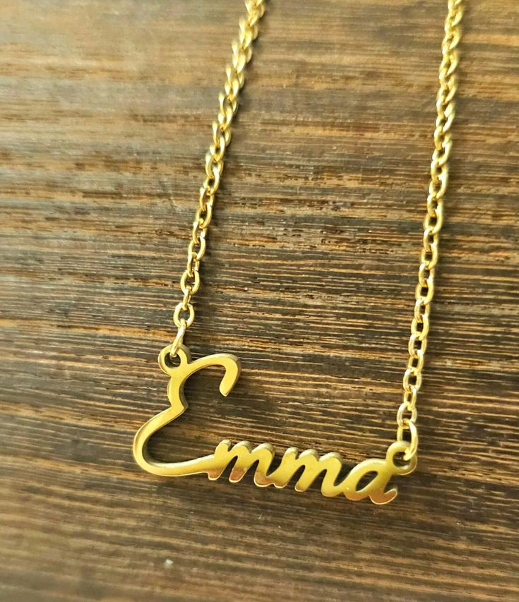 Welcome to SR Fine Jewelers ♡ Custom Jewelry will be the best gift on the special day for your love one, Personalized name jewelry is very popular nowadays. This is stunning and special jewelry. Compared with others, it can bring back memories. More and more people choose it for gifting, This necklace is made from high-quality brass / Stainless Steel material, All jewelry from us is handmade with love ♡ * Material: Stainless steel,18k gold plated * Finish :18K Gold plated ♡ O T H E R ∙ I N F O R M A T I O N * All items are nicely packaged and ready to gift in elegant jewelry boxes. Our jewelry boxes are reusable and recyclable ♡* Have any questions or need advice on your custom design? Feel free to contact us. We are fast to reply :) Thank you so much for visiting and hope you enjoy shoppi Customized Name Necklace, Name Necklaces, For Your Love, Name Jewelry, Special Jewelry, Fine Jewels, Jewelry Boxes, Bring Back, Elegant Jewelry