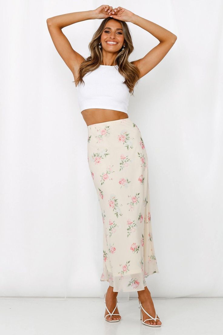 On The Uptake Maxi Skirt Yellow | Hello Molly USA Floral Printed Skirt, Print Maxi Skirt, Maxi Rok, Colour Pop, Printed Skirt, Printed Maxi Skirts, Floral Print Skirt, Yellow Print, Printed Maxi