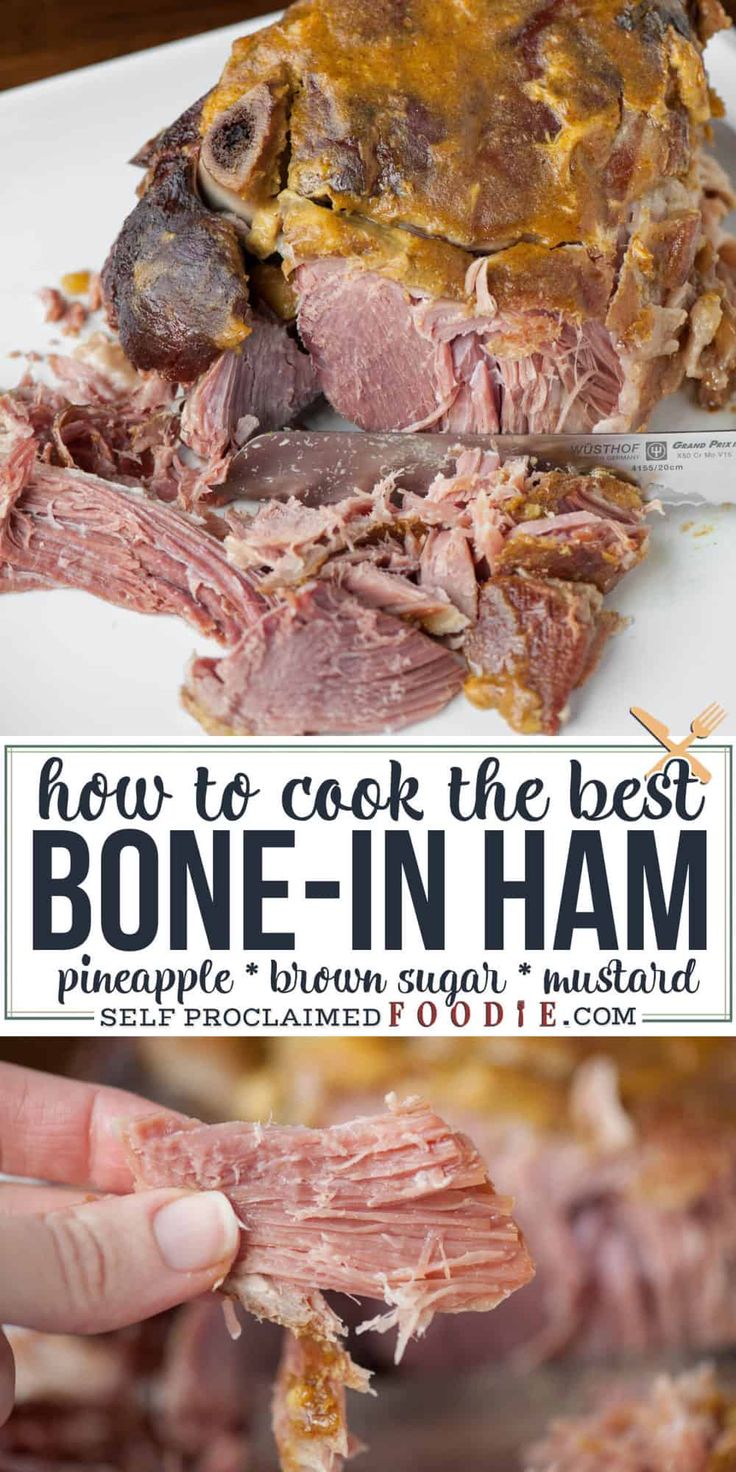 how to cook the best bone in ham