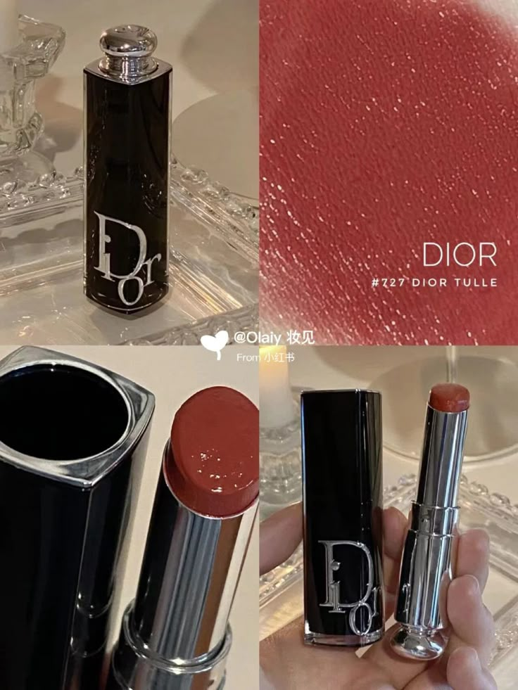 This hydrating and volumizing formula adorns lips with a veil of color and spectacular shine In catwalk-inspired shades Leave lips soft and sexy A Dior Addict lipstick for up to 24 hours of hydration and up to six hours of color and shine, in a refillable couture case Composed with jasmine wax and plum oil, Dior Addict Shine Lipstick delivers up to 24-hour hydration and up to six hours of radiant color. Labial Dior, Christian Dior Lipstick, Dior Addict Lipstick, Alat Makeup, Dior Lipstick, Shine Lipstick, Makeup List, Makeup Accesories, Gloss Labial