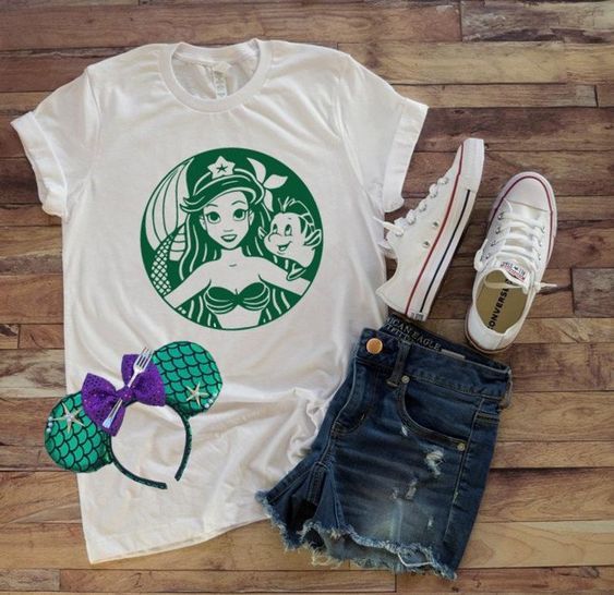 Disney Vibes Disney Shirt ZNF08, This t-shirt is Made To Order, one by one printed so we can control the quality. Little Mermaid Shirt, Disneybound Outfits, Disney Trip Outfits, Disney Outfits Women, Disney Themed Outfits, Cute Disney Outfits, Disney World Outfits, Disney Trip Shirts, Mermaid Shirt