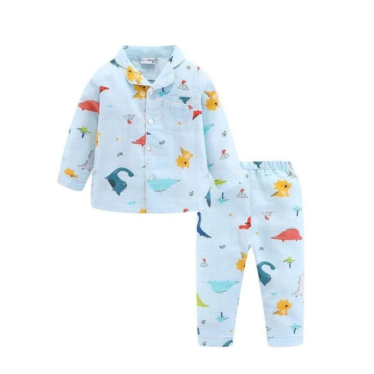 Boy's Clothing Dinosaur Jammies Kids Sleepwear Cartoon Pajamas, Dino Print, Boys Cartoon, Toddler Pajamas, Pajama Suit, Cartoon Boy, Boys Pajamas, Sleepwear Sets, Girls Boutique