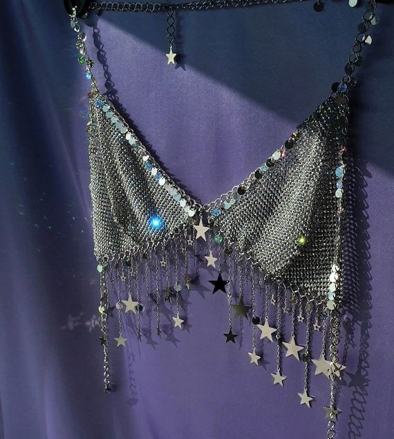 Cool Outfits For Concerts, Space Themed Concert Outfit, Bling Aesthetic Outfit, Star Corset Top, Glitter Grunge Outfit, Sun And Moon Rave Outfit, Sequin Rave Outfit, Starcatcher Tour Outfits, Midnight Inspired Outfits