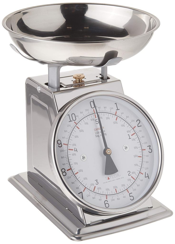 Taylor Precision Products Taylor Stainless Steel Analog Kitchen Scale, 11 Lb. Capacity, Silver French Farmhouse Kitchen, Kitchen Measurements, Digital Kitchen Scales, Electronic Scale, Aesthetic Kitchen, Kitchen Weighing Scale, Food Scale, Weighing Scale, French Farmhouse