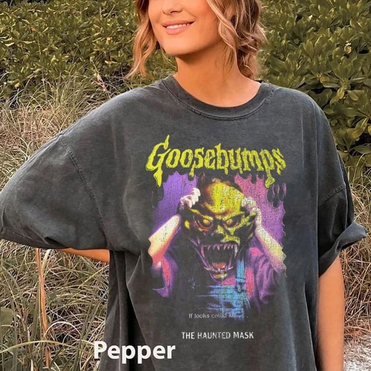 Goosebumps Shirt, Headless Ghost, Baseball Mom Outfits, Custom Disney Shirts, Horror Movie Shirts, Artist Shirts, Real Ghosts, Racing Shirts, Movie Shirts