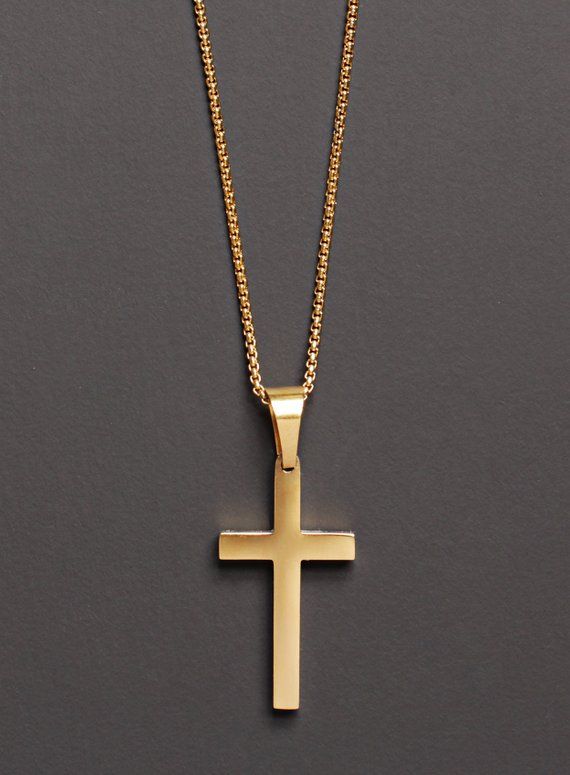 Cross Necklace for men Men's gold cross necklace Minimalist Gold Stainless Steel Cross Necklace, Gold Minimalist Stainless Steel Cross Necklace, Gold Stainless Steel Minimalist Cross Necklace, Yellow Gold Stainless Steel Cross Pendant Necklace, Gold Stainless Steel Cross Pendant Necklace, Gold Stainless Steel Crucifix Necklace, Gold Crucifix Cross Necklace In Stainless Steel, Gold Stainless Steel Crucifix Cross Necklace, Gold Stainless Steel Pendant Cross Necklace