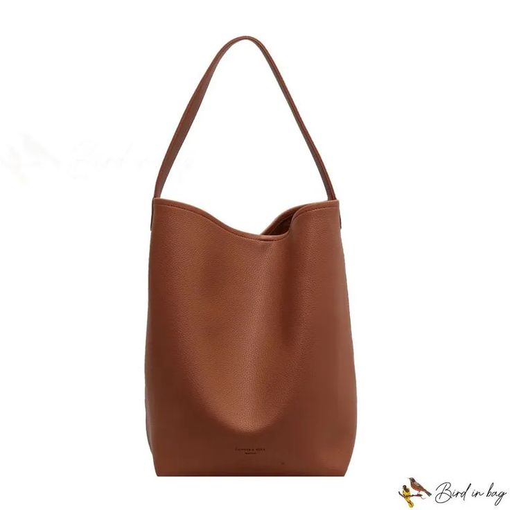 Bird in Bag - Large capacity bags female new fashion solid color shoulder tote bag simple casual bucket bag Street Trends, Shoulder Tote Bag, Bird In Bag, Shoulder Tote, Large Bags, Bucket Bag, New Fashion, Solid Color, Tote Bag