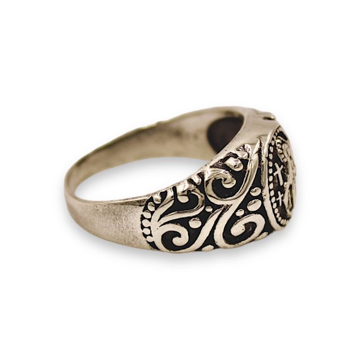 The design, inspired by Byzantine motifs, brings a new interpretation to the style of signet rings, adding a touch of elegance to the 16. 10 Istanbul look.  The handcrafted product has taken its place as an important part of our outfit.  Sterling Silver When storing the jewelry:  We advise you to preserve the silver jewelry in the box that you will receive to prevent scratches, humidity and oxidation caused by air.  When using the jewelry:  Avoid contact with chemicals, makeup, perfume. Do not use dips or abrasive cleaners on your jewelry. To clean and brighten up your sterling silver pieces, wipe them gently with jewelry polishing cloth.  It is not recommended to use any sort of ultrasonic cleaners or ammonia as the stones may be porous and therefore might absorb chemicals, even soap, whi Byzantine Motifs, Ultrasonic Cleaners, April Birthstone Jewelry, March Birthstone Jewelry, Signet Rings, Silver Signet Ring, Forever Jewelry, Zodiac Jewelry, Pearl Jewellery Earrings