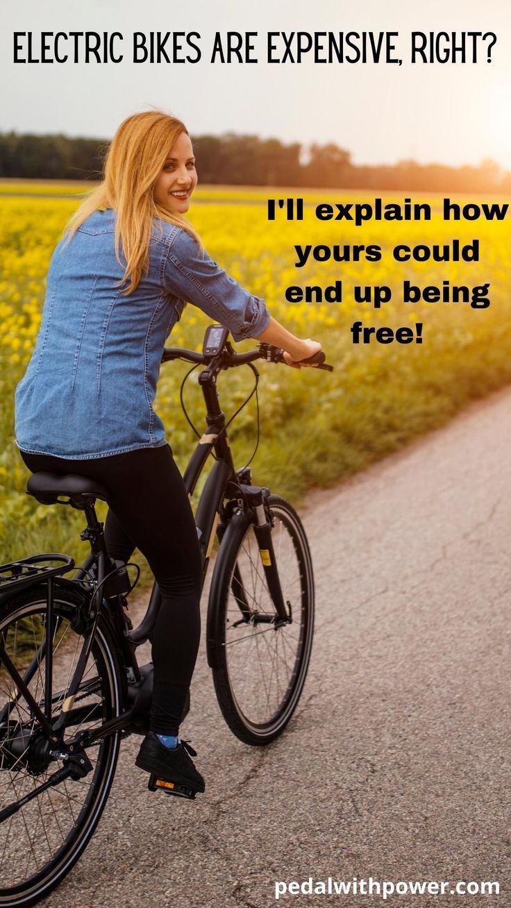 Girl looking back on her ebike, now that she has ridden it enough that it is free E Bikes Bicycles, Ebike Electric Bicycle, E Bikes, Powered Bicycle, Bicycle Travel, Best Electric Bikes, Electric Mountain Bike, Bike Reviews, Cargo Bike