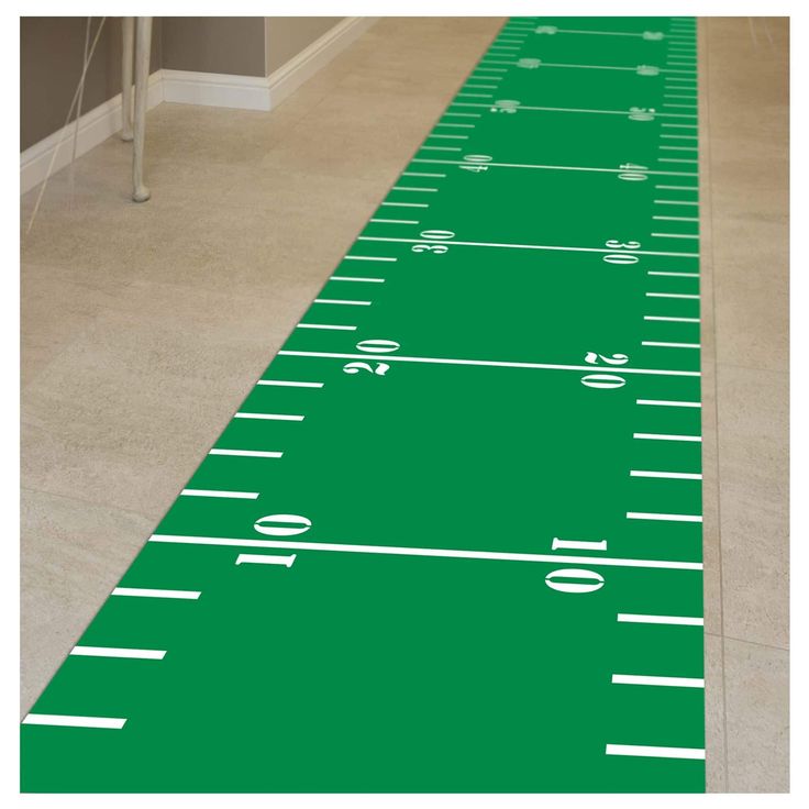 the football field floor runner is on sale