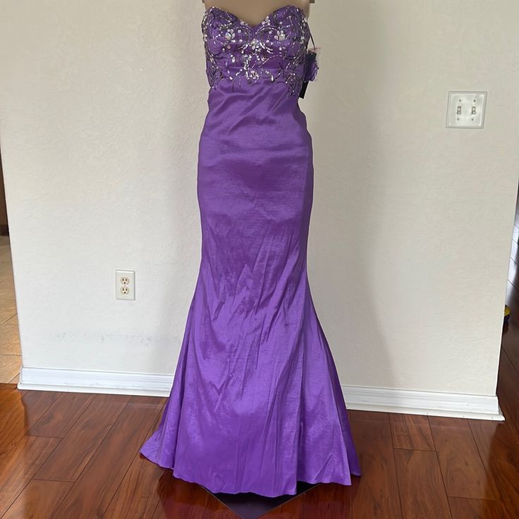 Nwt Gown Size: 5/6 Brand : Jump Apparel Color : Lavender “Please Don’t Purchase If You Return After You Wear It. “ Purple Gown For Prom Season, Purple Sweep Train Dress For Prom Season, Purple Dresses With Sweep Train For Prom Season, Purple Dresses With Sweep Train For Prom, Lavender Gown With Sweetheart Neckline For Prom, Purple Gown With Fitted Bodice For Prom, Lavender Fitted Bodice Dress For Prom, Purple Sleeveless Gown For Prom Season, Purple Sweetheart Neckline Dress For Prom Season